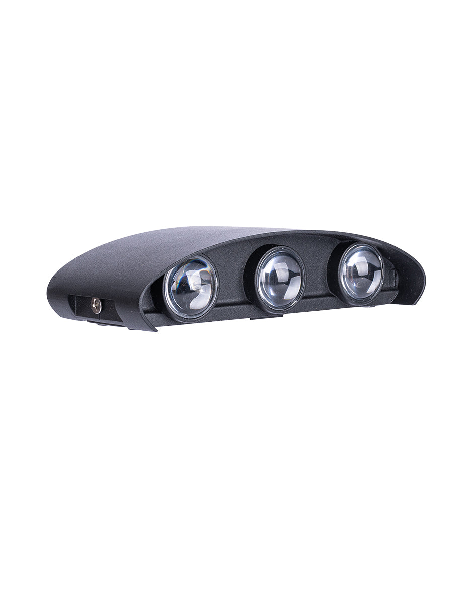 APLIQUE DECORATIVO DOBLE ÓPTICA 6W 2700K