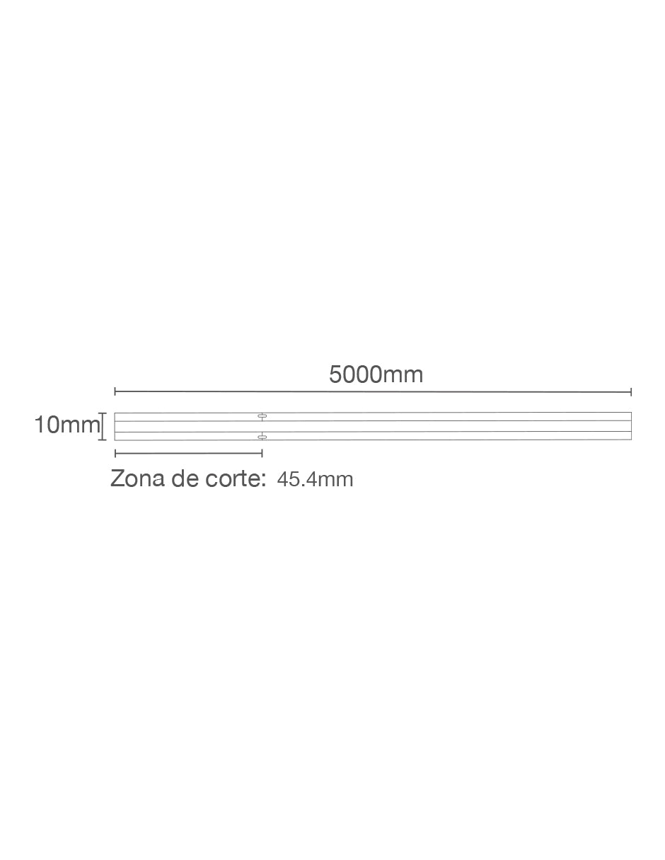 Tira LED COB EXTERIORES 8W/M 3000K IP65