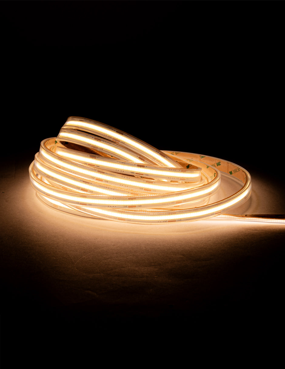 Tira LED COB EXTERIORES 8W/M 3000K IP65