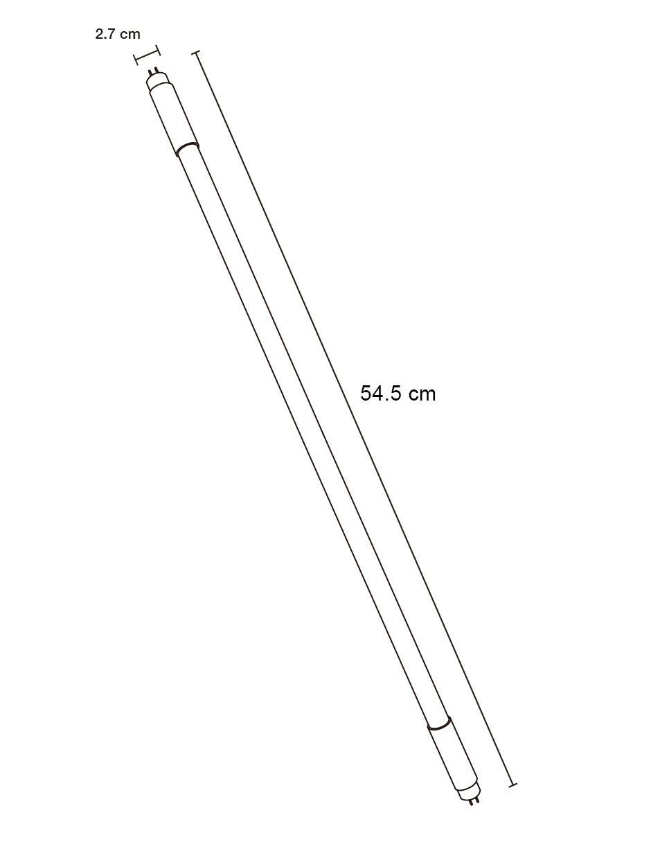 TUBO LED T5 OPALINO 8W 6500K 100-265V G5