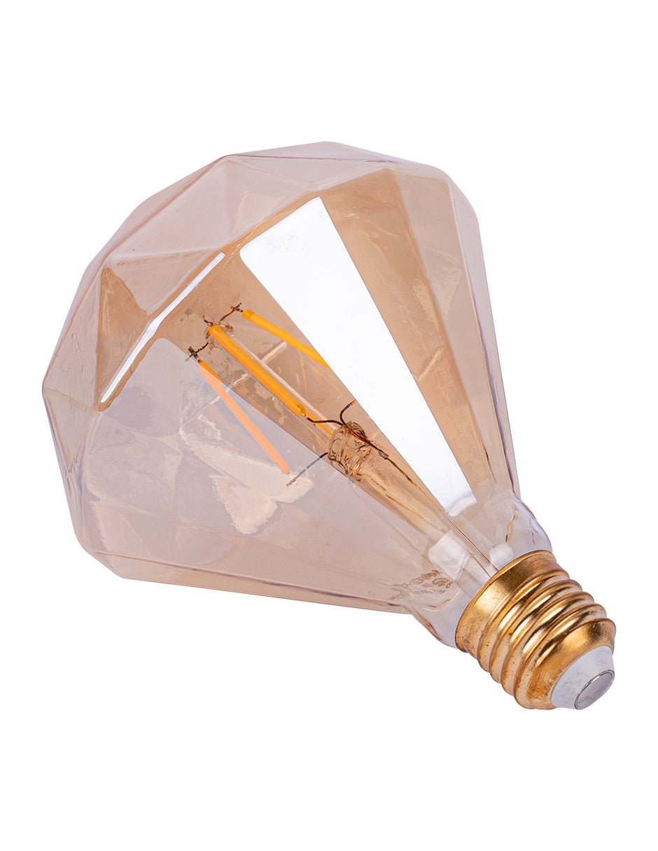 LÁMPARA LED VINTAGE G105 DIAMOND 4W 2500K BASE E27 ATENUABLE