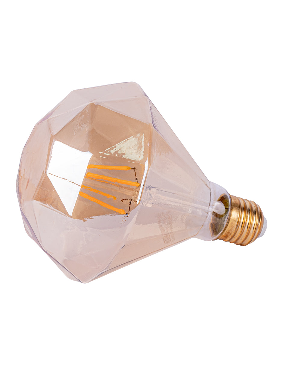 LÁMPARA LED VINTAGE G105 DIAMOND 4W 2500K BASE E27 ATENUABLE