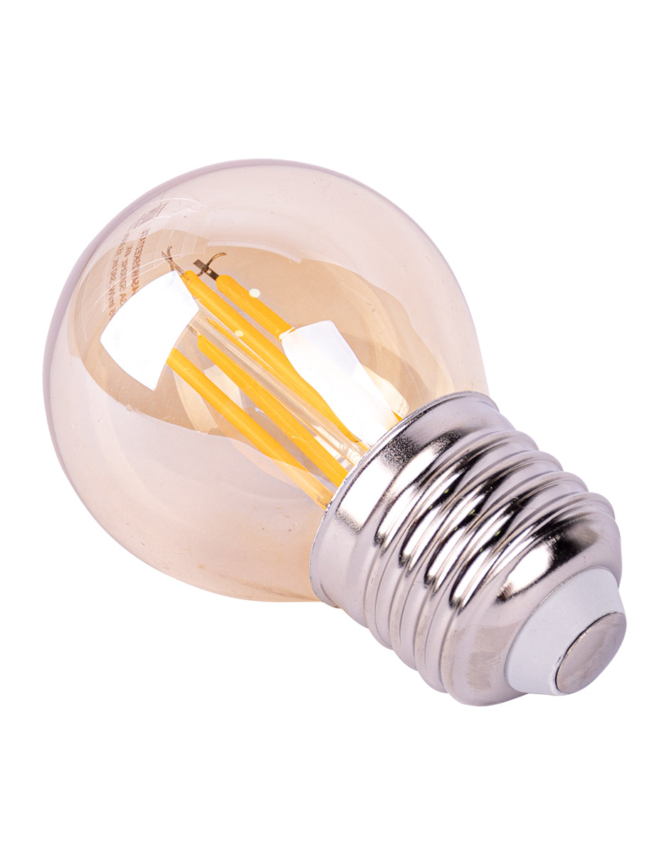 LÁMPARA LED VINTAGE G45 4W 2500K BASE E27 ATENUABLE