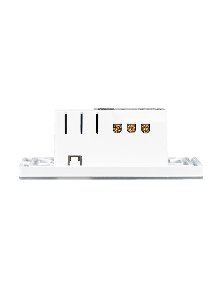INTERRUPTOR DOBLE CON TOMACORRIENTE BLANCO