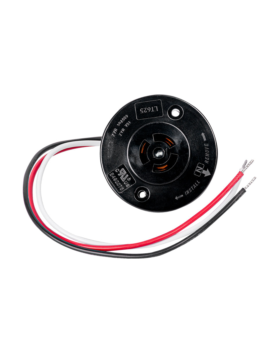 RECEPTÁCULO PARA FOTOCELDA 3 PINES 480V 15A 1000W