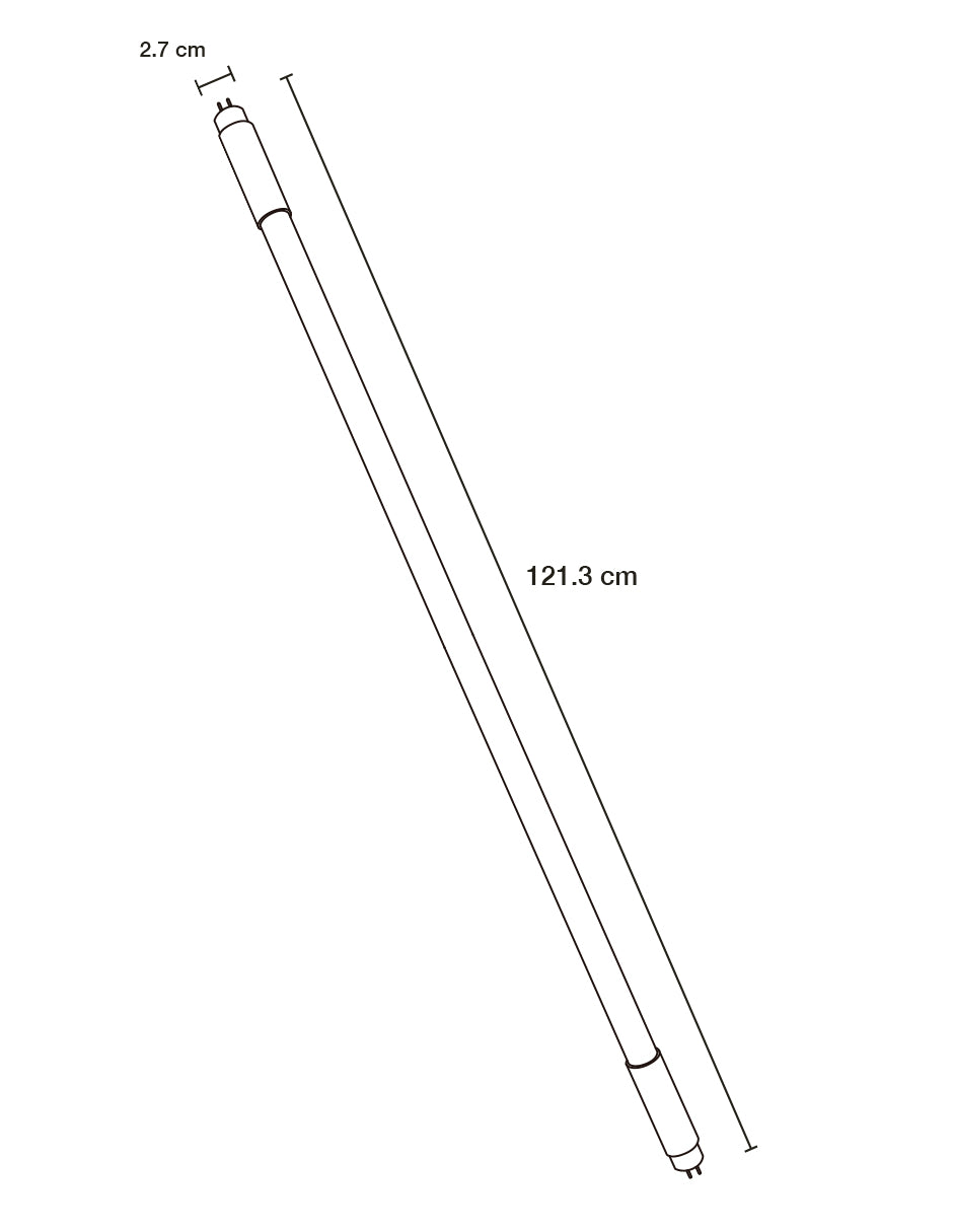 TUBO LED T8 OPALINO 18W 6500K 100-265V G13