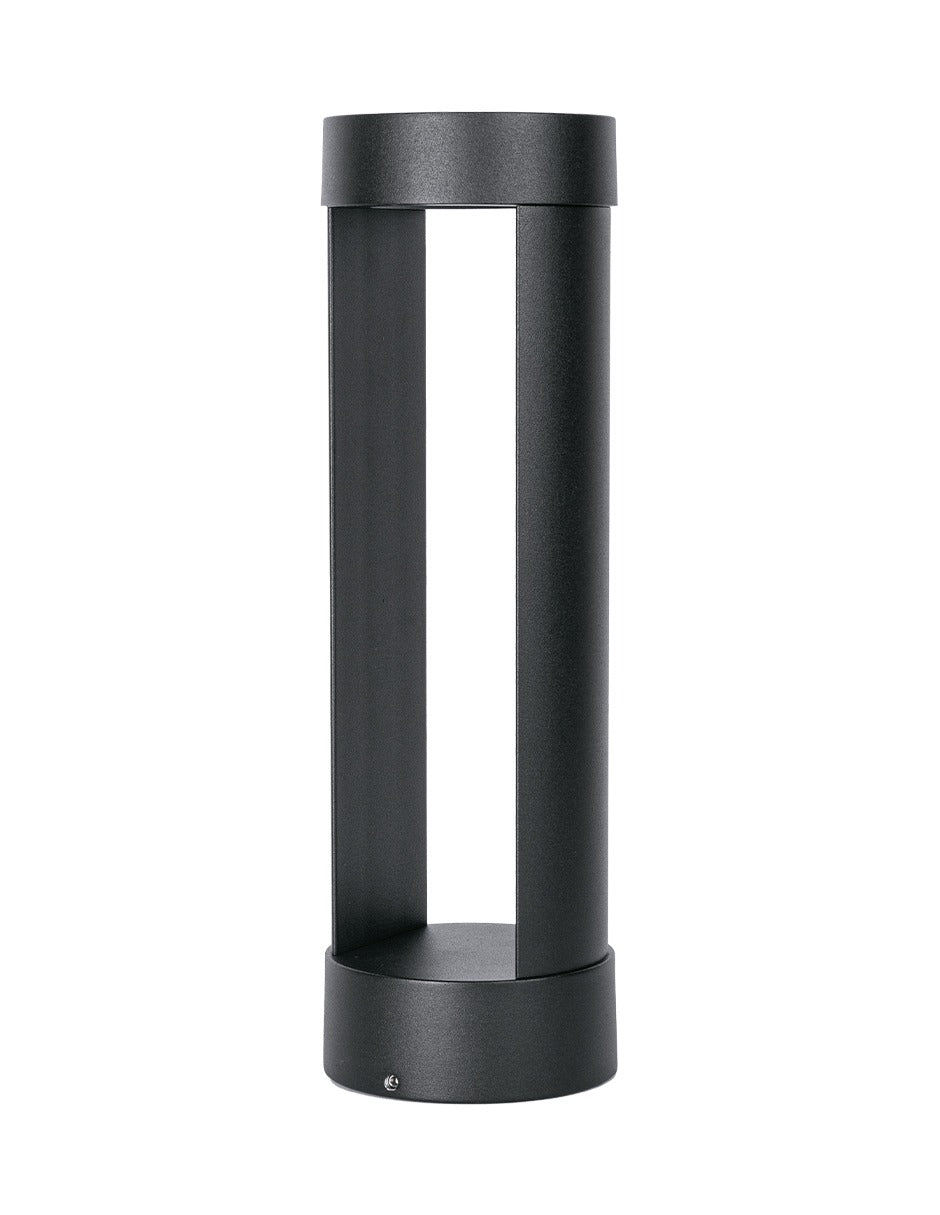 LUMINARIO TIPO BOLARDO 9W 3000K 100-240V 35CM CILINDRO