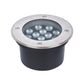 LUMINARIA EMPOTRADA A PISO LED 12W 3000K 85-265V 30° IP67 2KV IK08