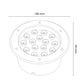 LUMINARIA EMPOTRADA A PISO LED 15W 3000K 85-265V 30° IP67 2KV IK08