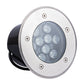LUMINARIA EMPOTRADA A PISO LED 9W 3000K 85-265V 30° IP67 2KV IK08