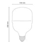 LÁMPARA LED ALTA POTENCIA OPALINO 50W 6500 100-240V E26