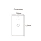 INTERRUPTOR INDIVIDUAL WIFI NEGRO SIN Neutro