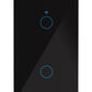 INTERRUPTOR DOBLE WIFI NEGRO SIN Neutro