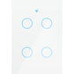 INTERRUPTOR CUÁDRUPLE WIFI BLANCO SIN Neutro