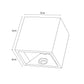 APLIQUE DECORATIVO CUBO NEGRO HAZ AJUSTABLE 2W 3000K