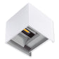APLIQUE DECORATIVO CUBO BLANCO HAZ AJUSTABLE 6W 3000K