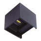 APLIQUE DECORATIVO CUBO NEGRO HAZ AJUSTABLE 6W 3000K
