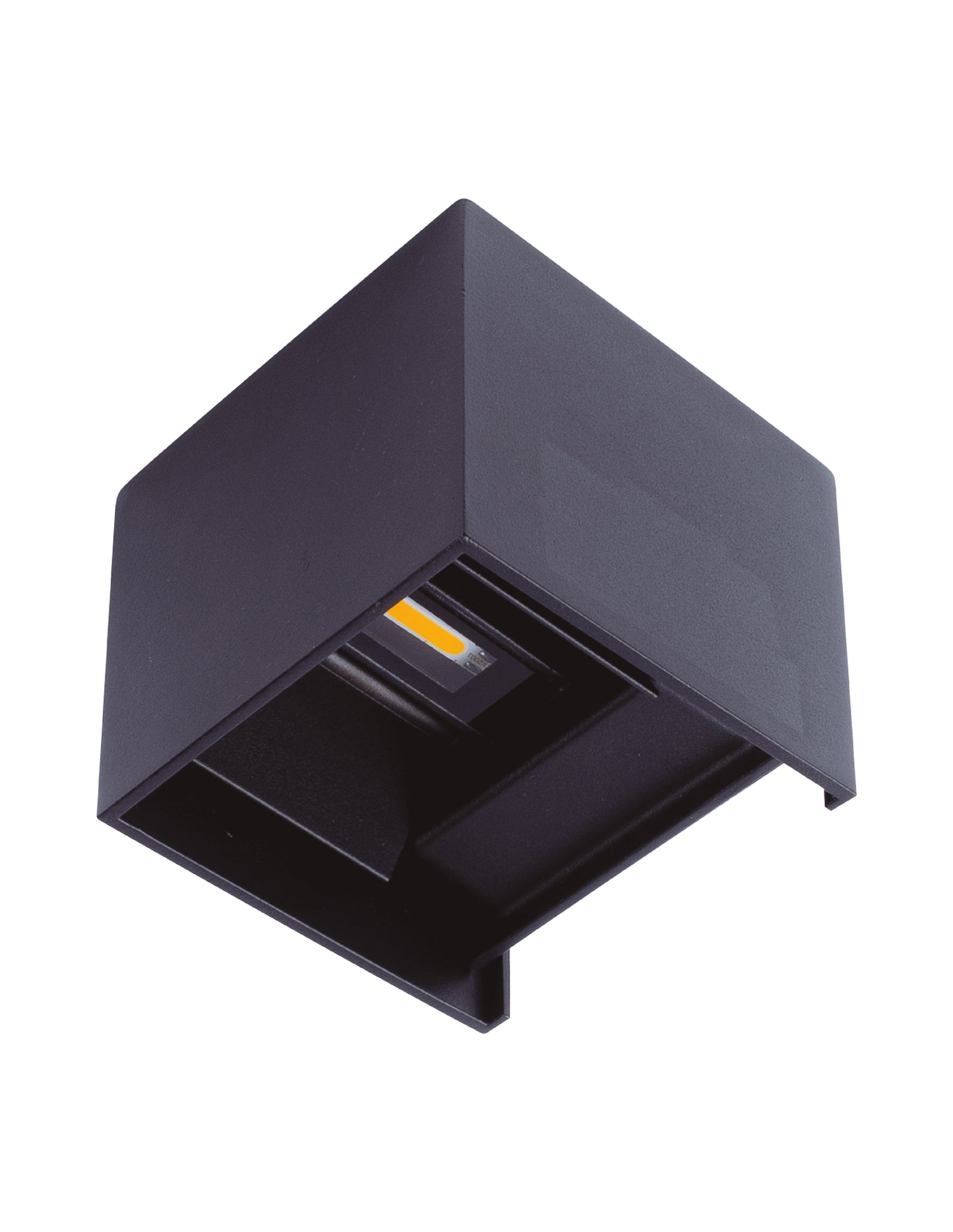APLIQUE DECORATIVO CUBO NEGRO HAZ AJUSTABLE 6W 3000K