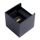 APLIQUE DECORATIVO CUBO NEGRO HAZ AJUSTABLE 6W 3000K