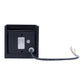 APLIQUE DECORATIVO CUBO NEGRO HAZ AJUSTABLE 6W 3000K