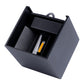 APLIQUE DECORATIVO CUBO NEGRO HAZ AJUSTABLE 6W 3000K