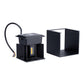 APLIQUE DECORATIVO CUBO NEGRO HAZ AJUSTABLE 6W 3000K