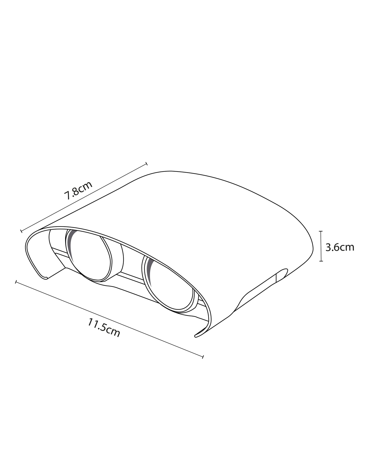 APLIQUE DECORATIVO DOBLE ÓPTICA 4W 2700K