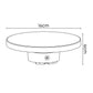 APLIQUE DECORATIVO REDONDO 360° 12W 3000K