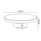 APLIQUE DECORATIVO REDONDO 360° 3W 3000K