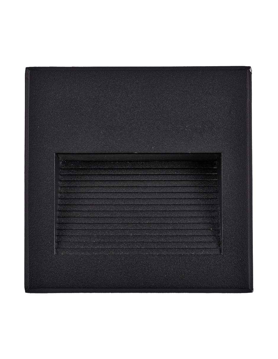 LUZ DE CORTESÍA CUADRADO ALUMINIO 3W 3000K 90º IP65