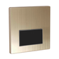 LUZ DE CORTESÍA CUADRADO APERTURA RECTANGULAR 3000K 90º DORADO