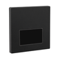 LUZ DE CORTESÍA CUADRADO APERTURA RECTANGULAR 3000K 90º NEGRO