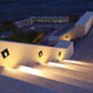 LUZ DE CORTESÍA CUADRADO APERTURA OVALADA 3000K 40º NEGRO