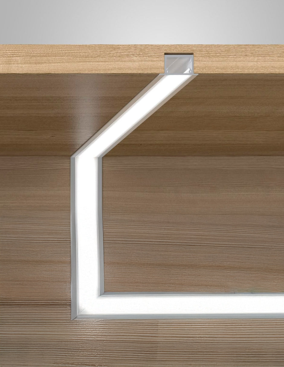 PERFIL DE ALUMINIO DE EMPOTRAR 12mm