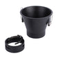 PORTALÁMPARA EMPOTRABLE REDONDO NEGRO ALUMINIO CON BASE GU10