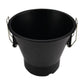 PORTALÁMPARA EMPOTRABLE REDONDO NEGRO ALUMINIO CON BASE GU10
