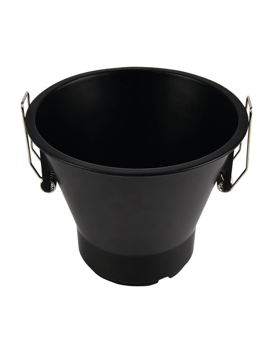 PORTALÁMPARA EMPOTRABLE REDONDO NEGRO ALUMINIO CON BASE GU10