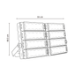 REFLECTOR LED MODULAR 400W 5700K 85-277V IP65 IK08 4KV
