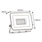 LUMINARIO LED REFLECTOR 30W 3000K 100-240V IP65 NEGRO