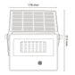 Reflector Solar con Sensor 14W 6500K