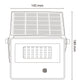 Reflector Solar con Sensor 7W 6500K