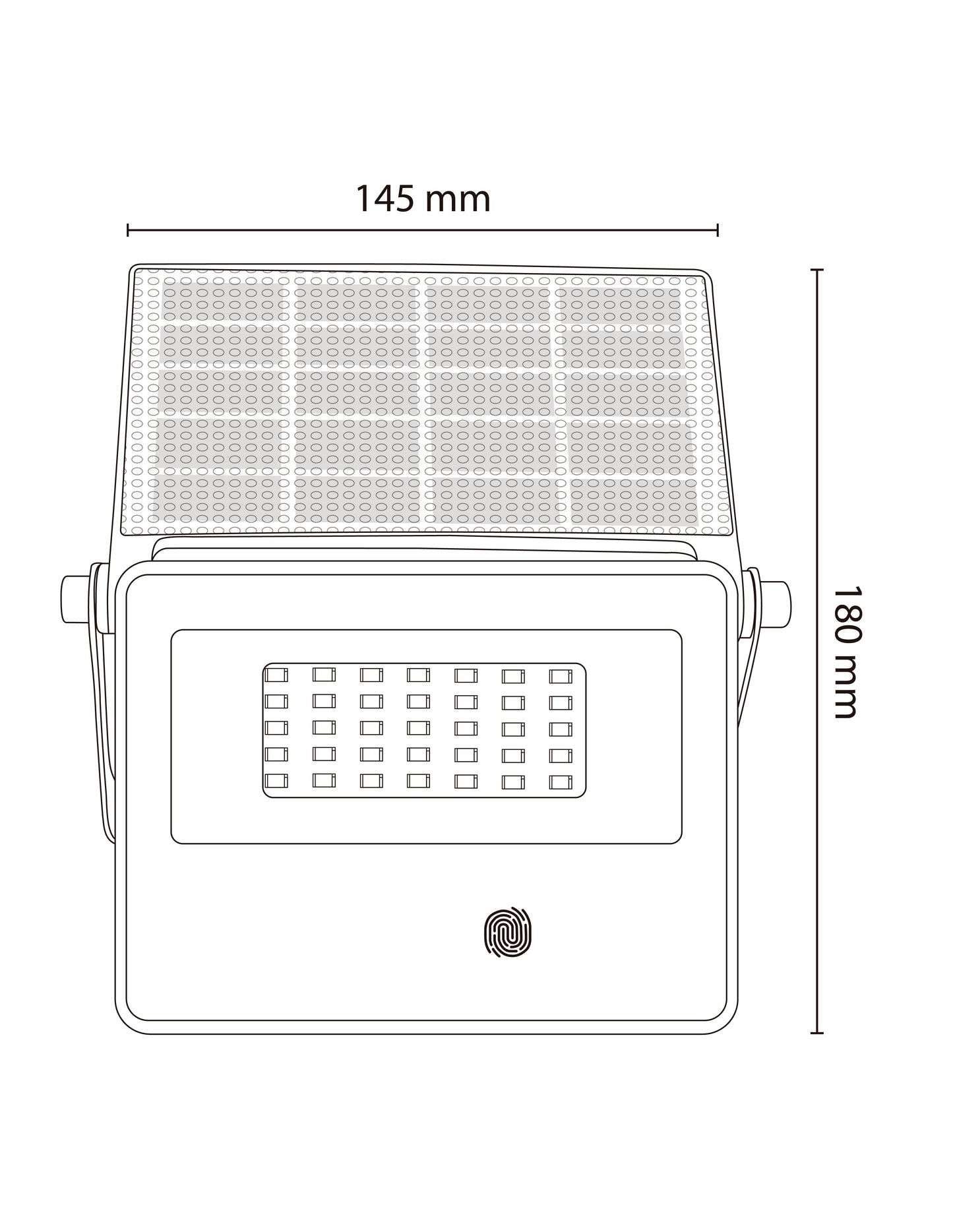 Reflector Solar con Sensor 7W 6500K