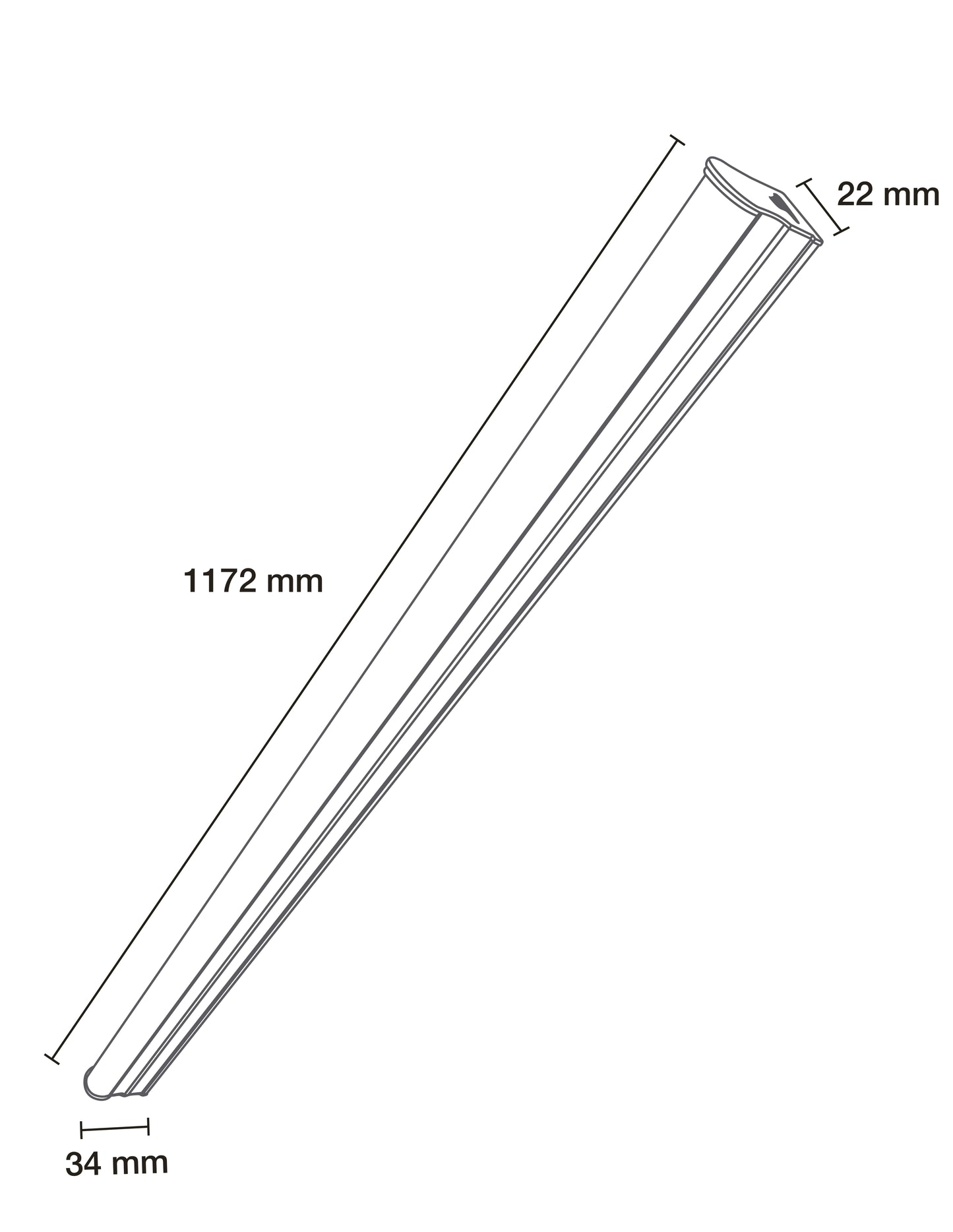 REGLETA INTERCONECTABLE 18W 3000K 85-265V 120CM
