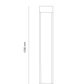REGLETA LED SOBREPONER 32W 6500K 100-240V 120CM