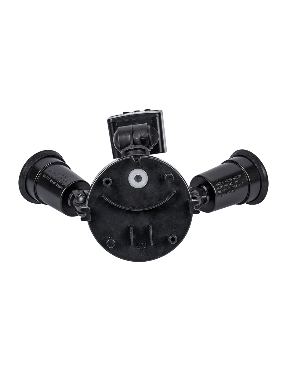 Sensor de Movimiento con Doble Base E27 Negro 180° 110-130V