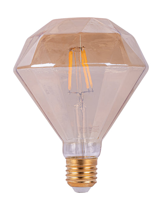 LÁMPARA LED VINTAGE G105 DIAMOND 4W 2500K BASE E27 ATENUABLE