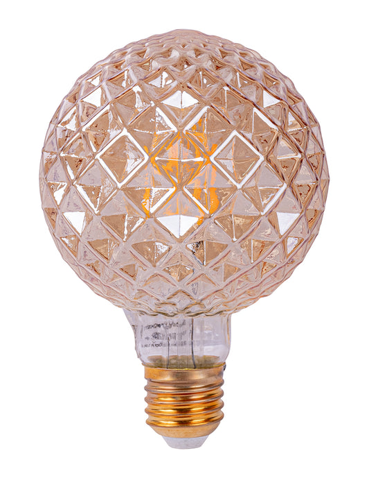 LÁMPARA LED VINTAGE G95 DISCO 4W 2500K BASE E27 ATENUABLE