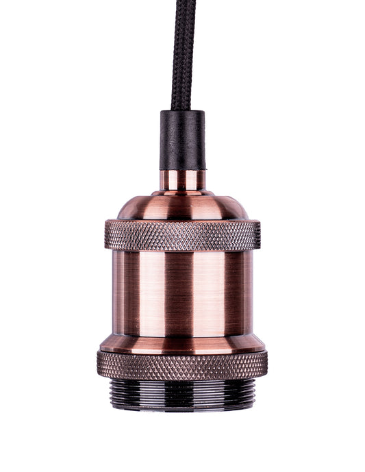 SOCKET VINTAGE ROJO COBRE 1.5m AJUSTABLE