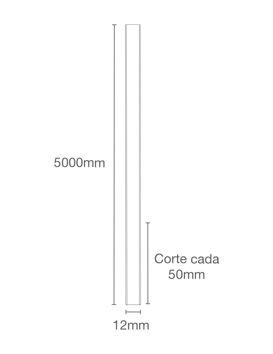 TIRA LED NEON ATENUABLE 12W/M IP67 4000K