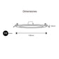 LUMINARIO LED DOWNLIGHT EMPOTRABLE 9W 6500K 110-265V